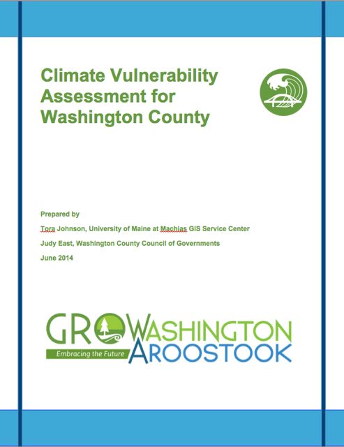 Link to Climate Vulnerability Assessment for Washington County