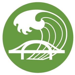 Climate Change & Infrastructure Resilience Icon