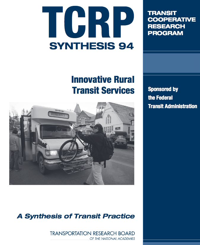 Innovative Rural Transit Services Report Cover